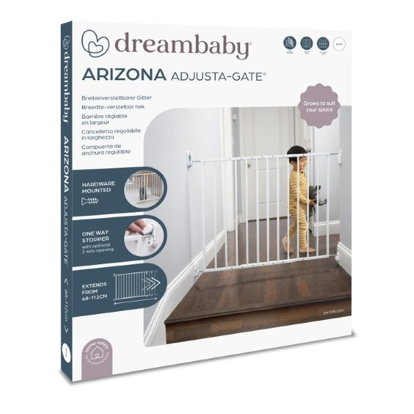 Arizona Extenda Gate - White (67cm to 112cm)