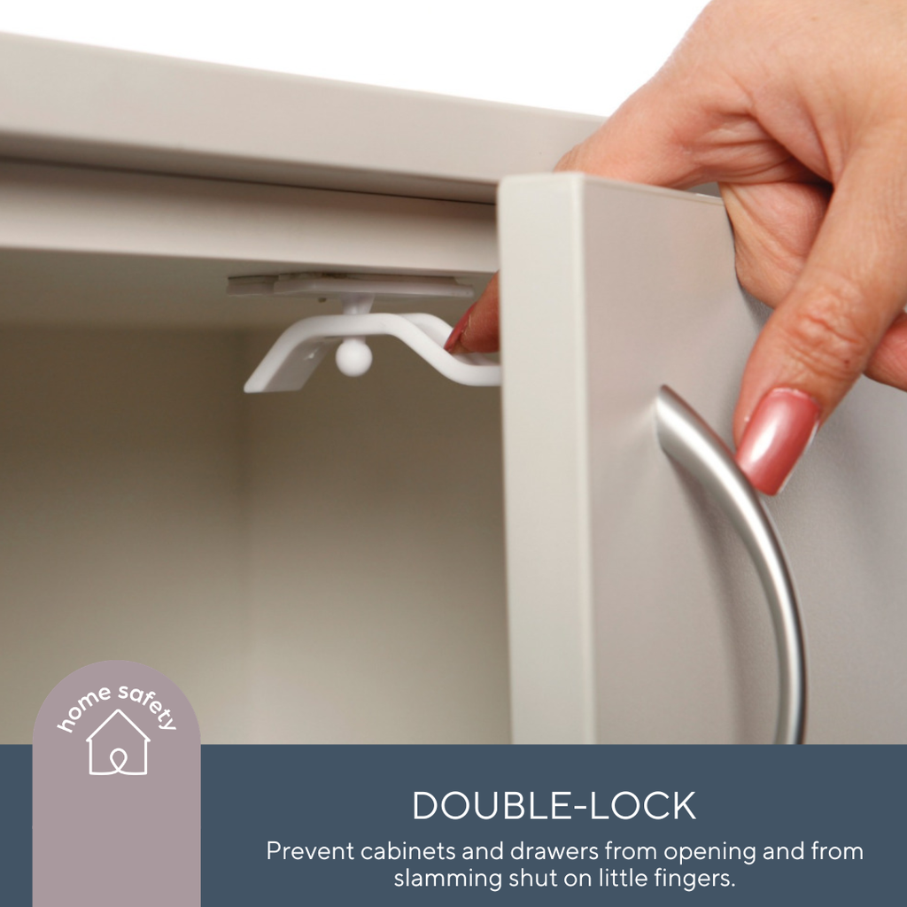 Adhesive Double Locks - 2 Pack