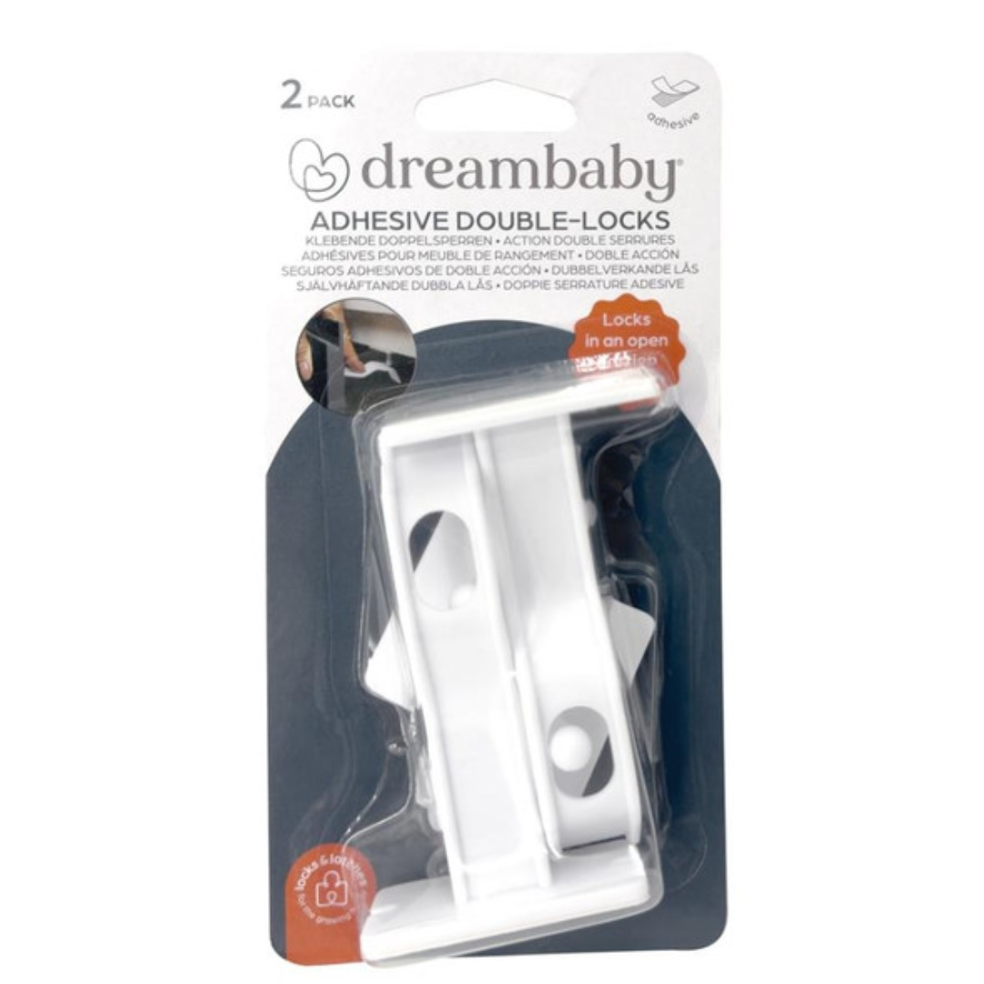 Adhesive Double Locks - 2 Pack