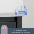 Glass Table & Shelf Corner Cushions - 4 Pack