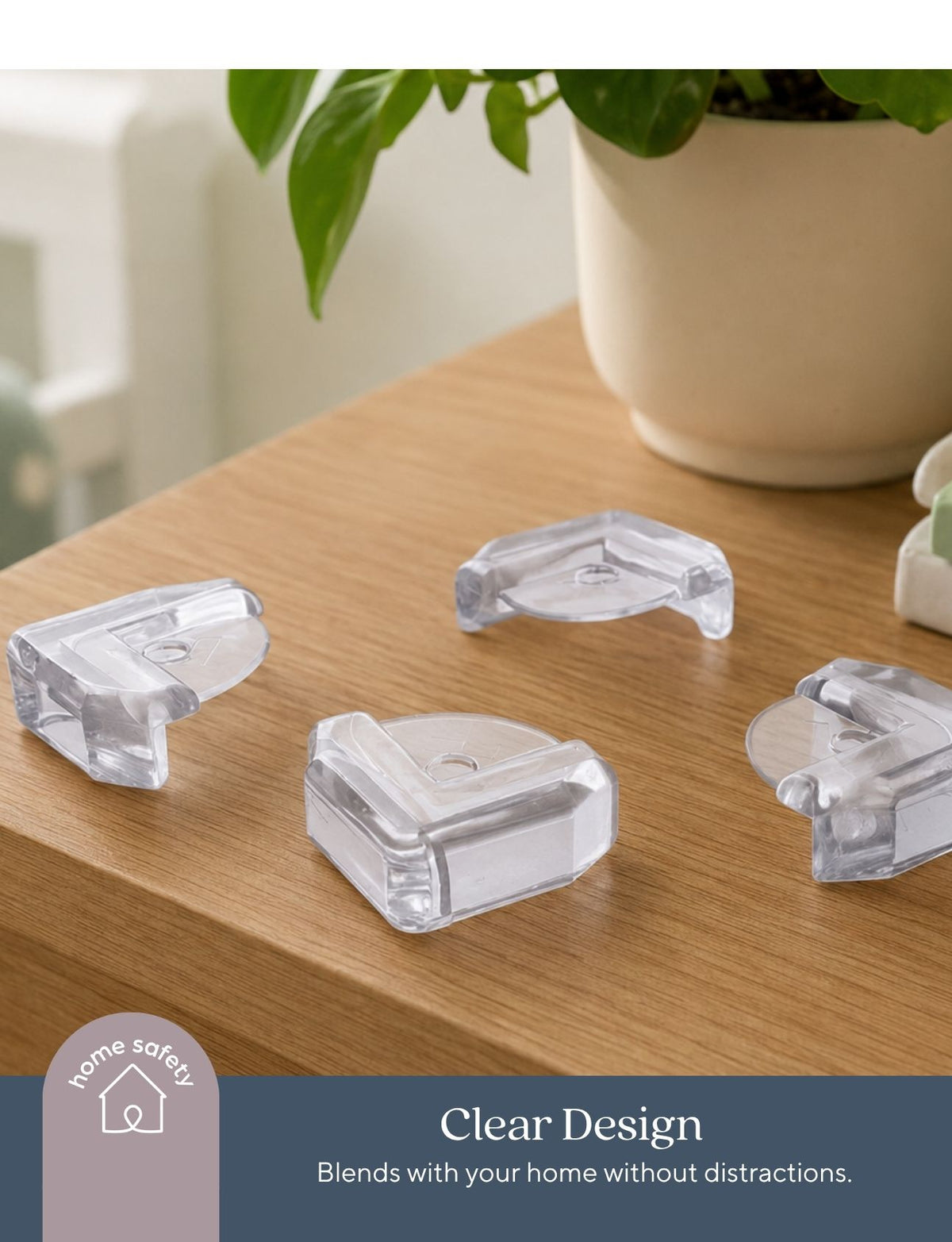 Glass Table & Shelf Corner Cushions - 4 Pack