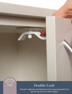 Adhesive Double Locks - 2 Pack