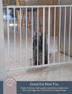 Arizona Extenda Gate - White (67cm to 112cm)