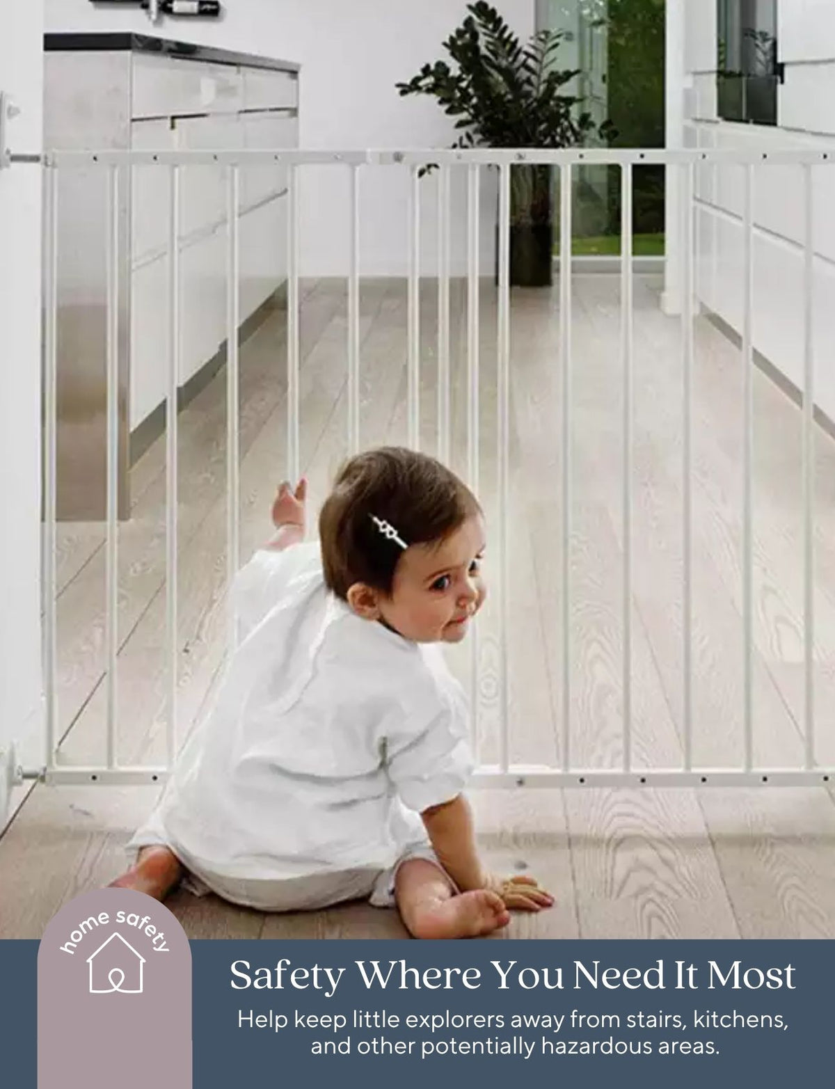 Arizona Extenda Gate - White (67cm to 112cm)