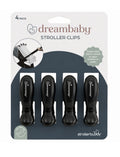 Stroller Clips - 4 Pack Black