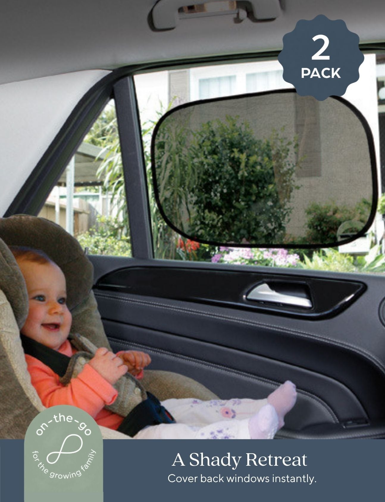 Insta-Cling Car Shade (2 pack)