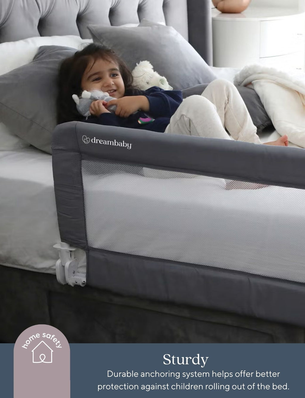 Milan Padded Bed Rail