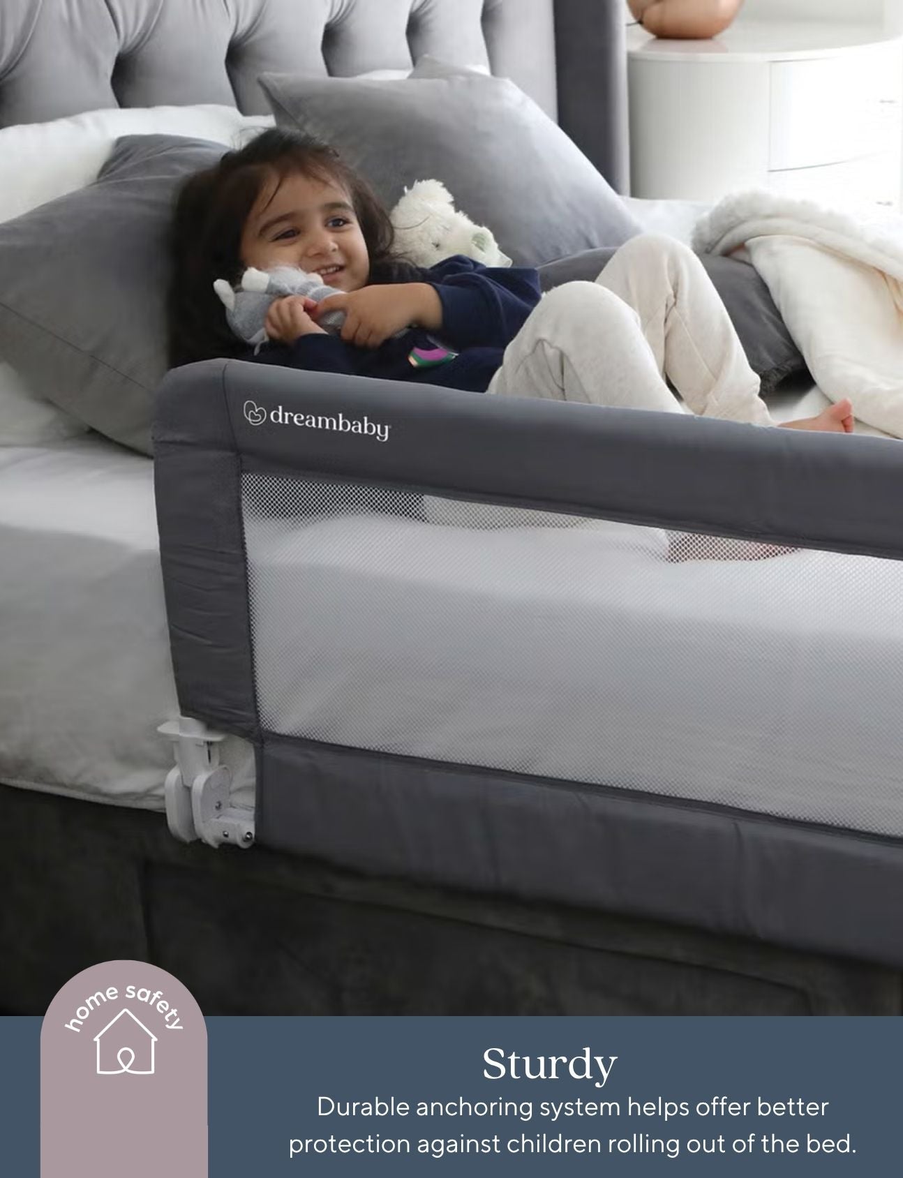 Milan Padded Bed Rail
