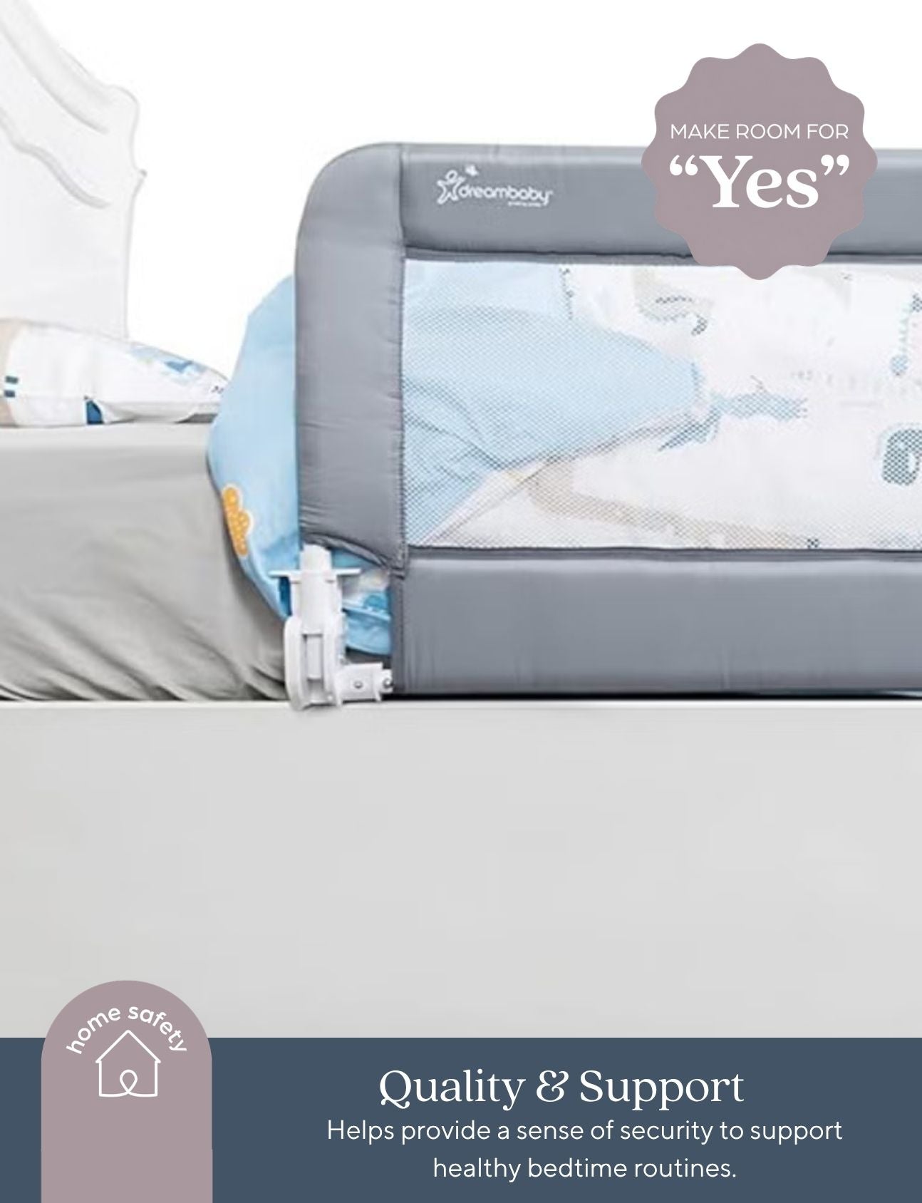 Milan Padded Bed Rail