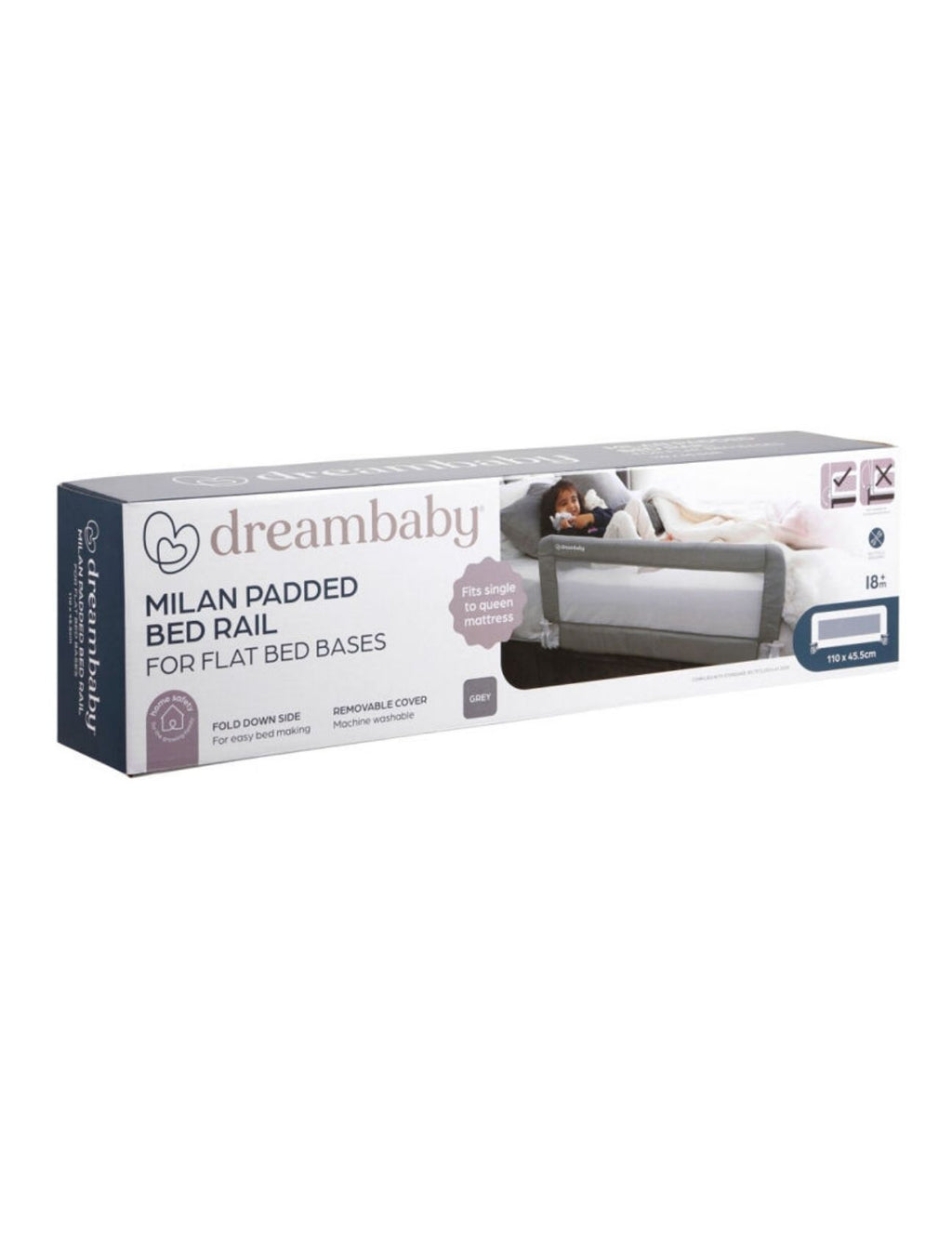 Milan Padded Bed Rail