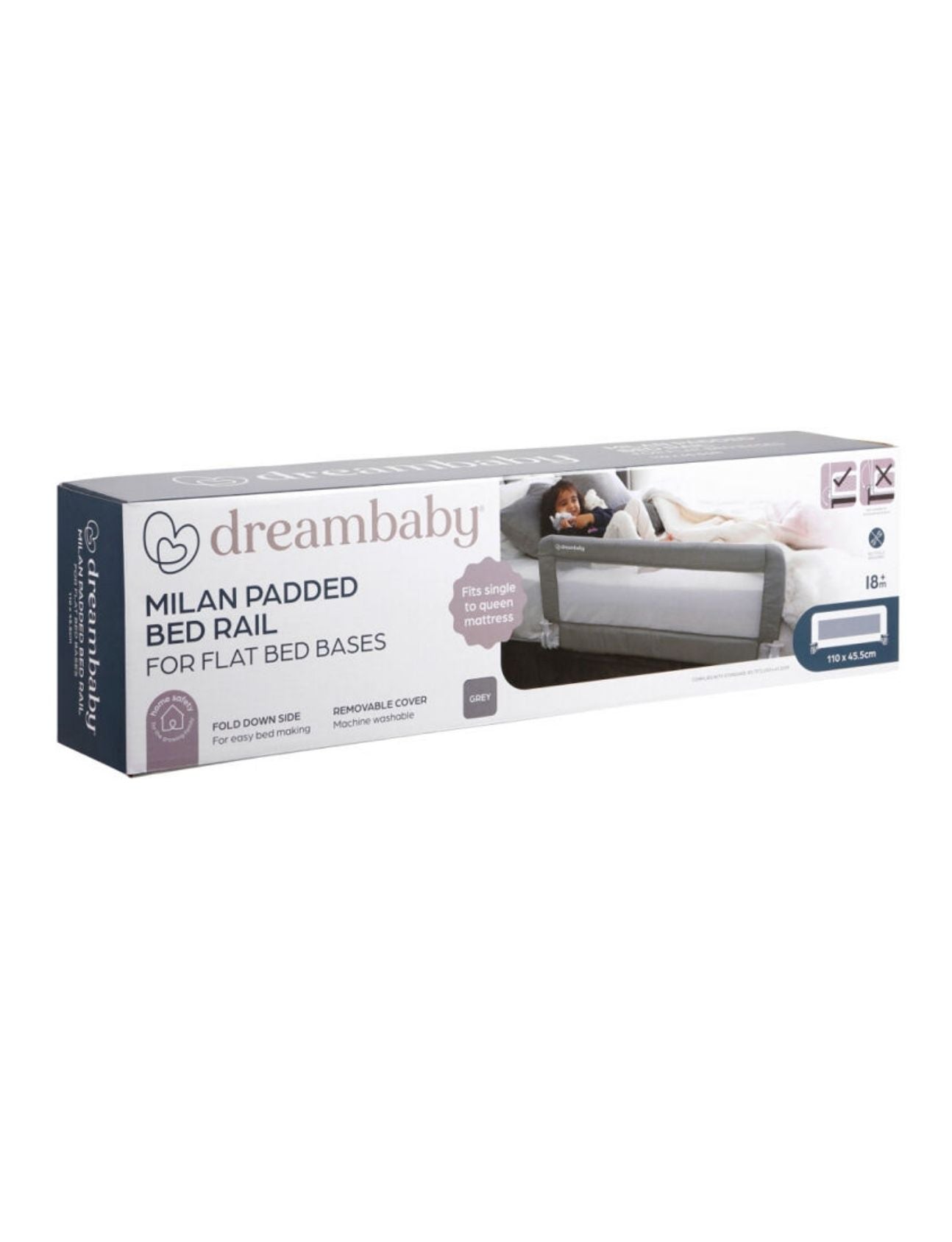 Milan Padded Bed Rail