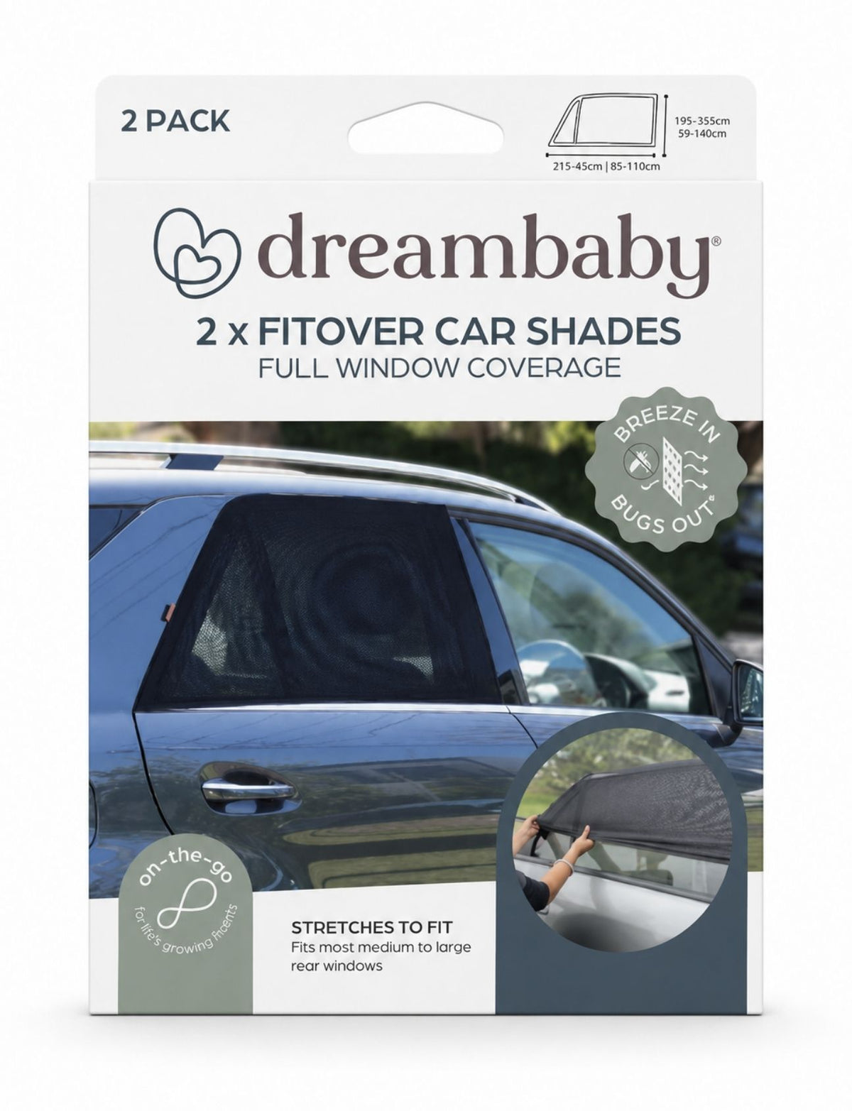 Fitover Shades - 2 Pack
