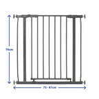 Ava Doorway Gate - Grey (75cm to 81cm)
