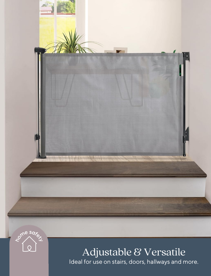 X-Tall 'Glide 'n' Hide' Retractable Gate (60cm - 140cm)