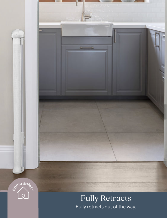 X-Tall 'Glide 'n' Hide' Retractable Gate (60cm - 140cm)