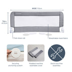 Milan Padded Bed Rail