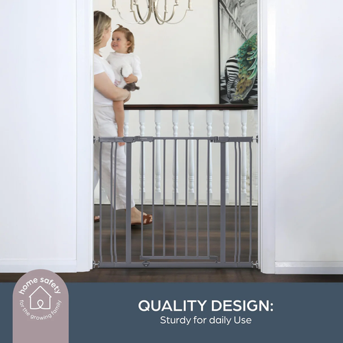 Ava Doorway Gate - Grey (75cm to 81cm)