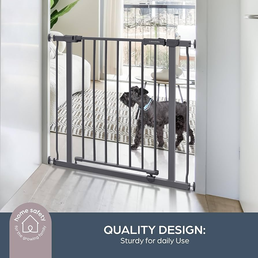 Ava Doorway Gate - Grey (75cm to 81cm)